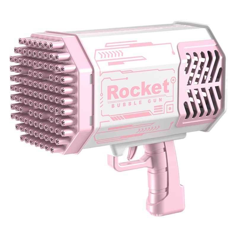 Douyin estilo explosivo Gatling máquina de burbujas eléctrica de 109 orificios lanzacohetes de 69 orificios pistola de burbujas espacial juguete al por mayor