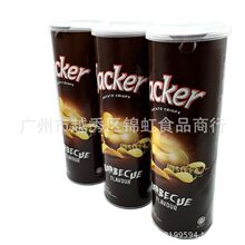 批发供应进口食品 马来西亚 杰克薯片烧烤味160g*14罐/箱包装全年