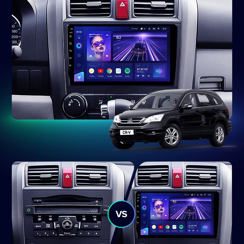 Пограничное (Cross-border) предназначено для Honda CRV 2007-2011 Android большой экран полный Netcom навигатор всё-включено