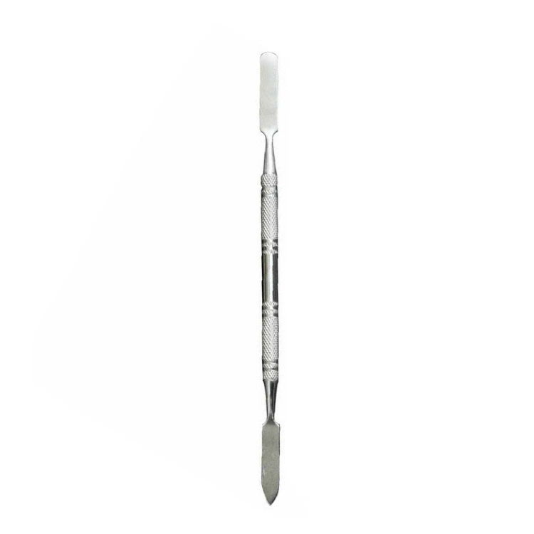 Стainless Steel Makeup Spatula 16 cm, dual-ended skin wax & color-mixing tool