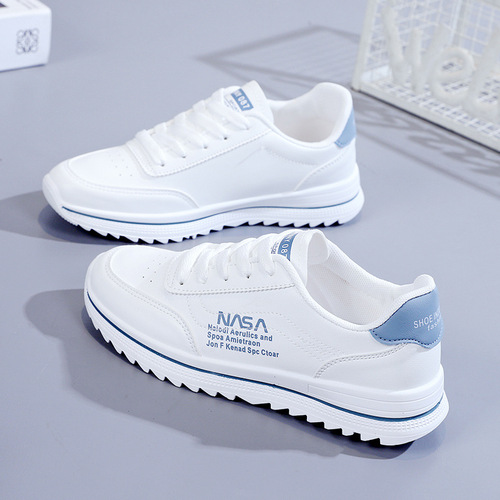 ins breathable white shoes for women  spring and autumn Korean style student sneakers trendy running shoes flat shoes B612