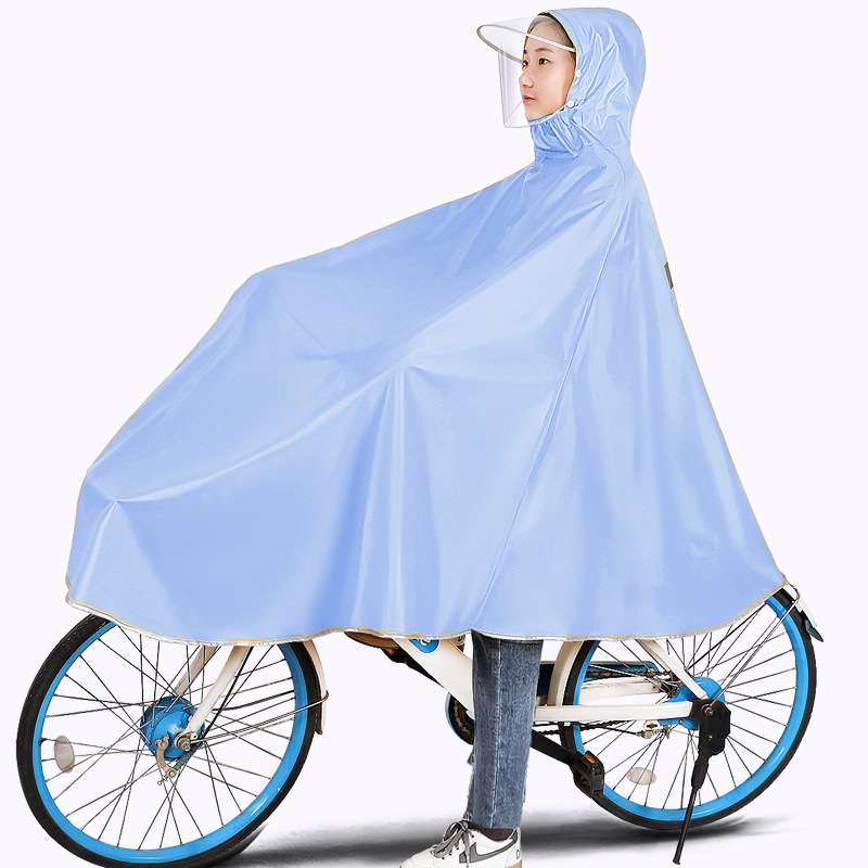 Impermeables, bicicletas, estudiantes de secundaria y preparatoria, modelos de crecimiento para hombres y mujeres, ciclismo individual de cuerpo completo, bicicleta de montaña, poncho image 13