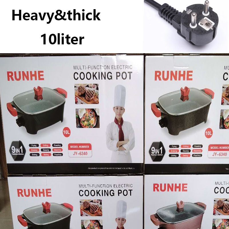 高品質多機能電気鍋真麦飯石電気鍋|undefined