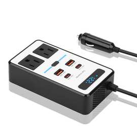 1个 颜色：图片色 材质：塑料 200w排插车载逆变器电源转换升压器