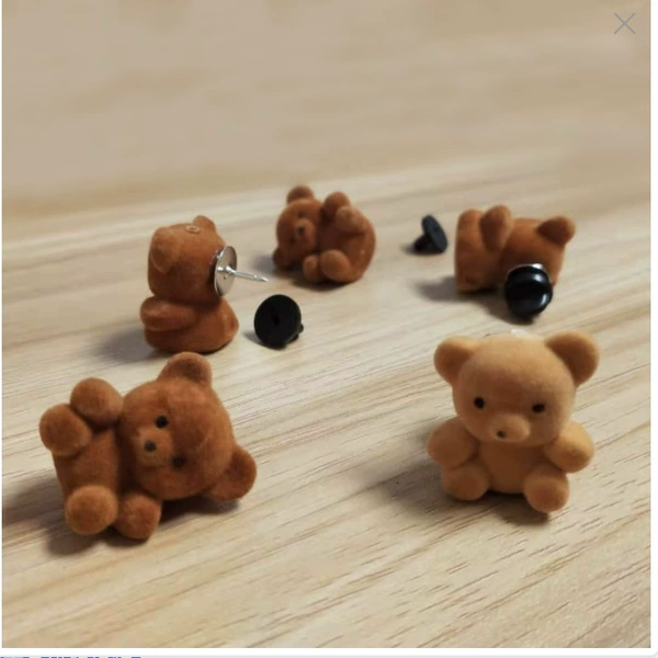 Little bear (dark brown and light brown mixed hair)