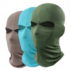 A large quantity of Lycra outdoor sports dual-pore cycling helmet windproof face mask inner lining.