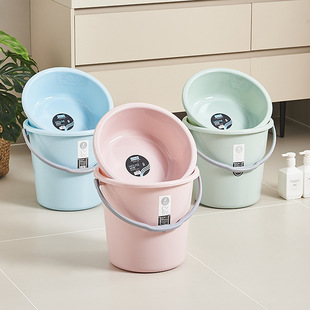 Chunyu Plastic Thickeneded Washbasin Bucket Combination Household Water Storage Bucket Large Bucket Satchel Student Dormitory Fall-Resistant Washbasin