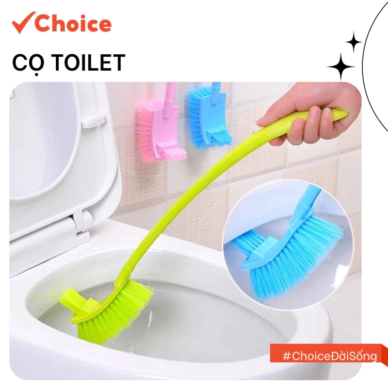 Toilet Brush with Base, Double-Sided Long Handle for Cleaning Corners, Bathroom Cleaning Brush, Soft Bristle Toilet Brush Toilet Brush with Base, Double-Sided Long Handle for Cleaning Corners, Bathroom Cleaning Brush, Soft Bristle Toilet Brush