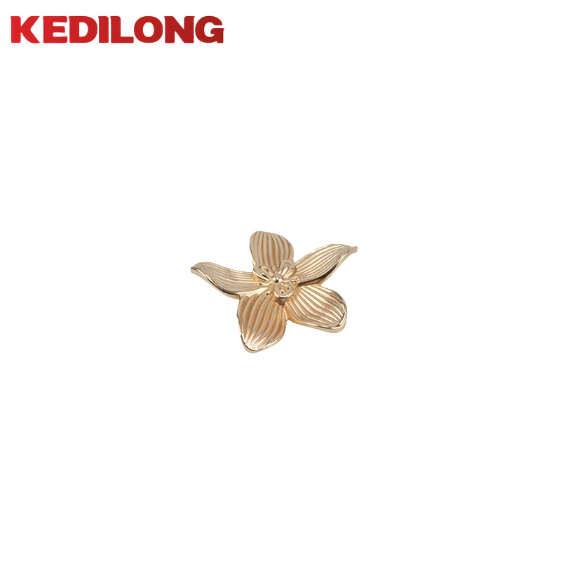 Suministro directo de fábrica nuevo estilo chino mango diseño pétalo tipo agujero único gabinete puerta baño gabinete luz lujo aleación zinc estantería