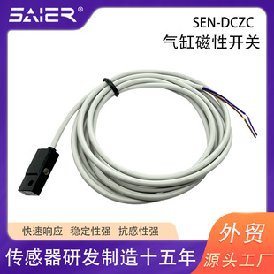 Two-Wire Magnetic Sensor Switch Cylinder Sensor Spst Normally Open Industrial Pneumatic Components Replace D-C73