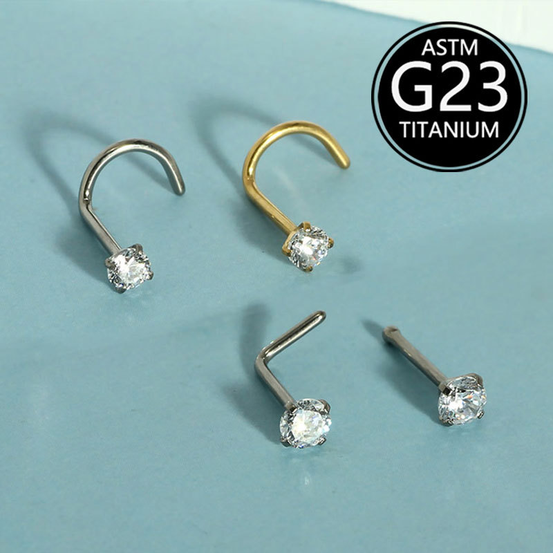 Labret piercing jewelry detail image