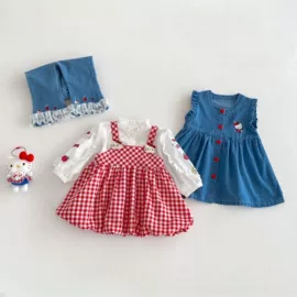 连身衣、爬服;童裤;童T恤