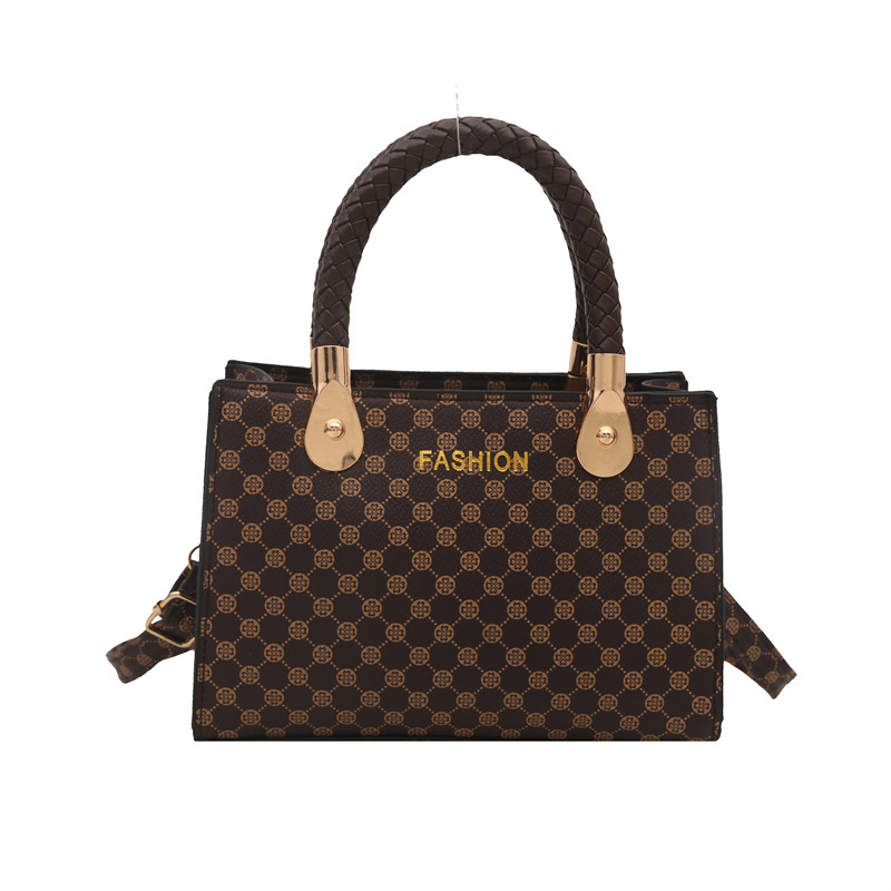 La personalidad de la literatura y la textura de la moda bolso pequeño de invierno 2024 nuevo estilo coreano de hombro mochila impresión bolso de mano de mujer