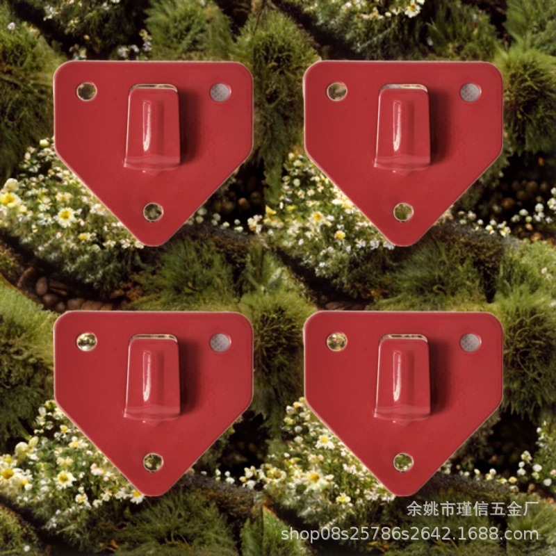 瑾信JINXIN厂家直销灭火器通用挂具碳钢三角挂钩美式挂攀量大优惠