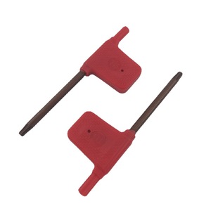 Cnc Tool Parts Plum Blossom Head T15 Flag-shaped Red Handle 3.27*47.5mm T-shaped Rice Head Wrench