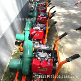 6寸小型移动便携式柴油抽水泵500方拖车款大流量离心泵