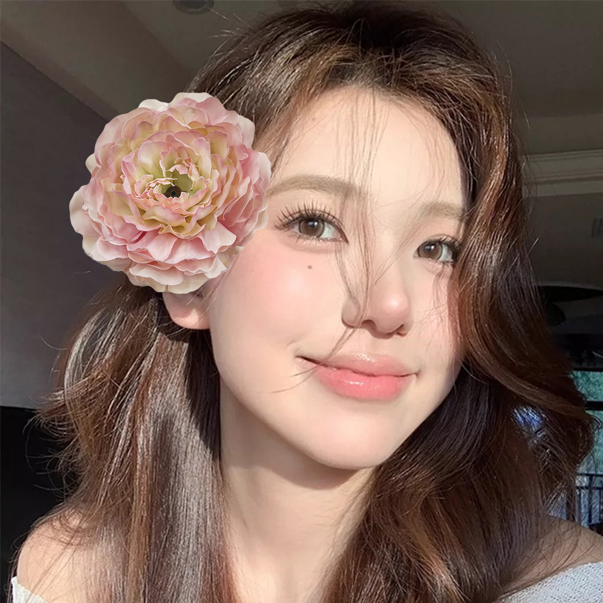 Elegant Sweet Women's Flower Polyester Cloth Hair Clip display picture 1