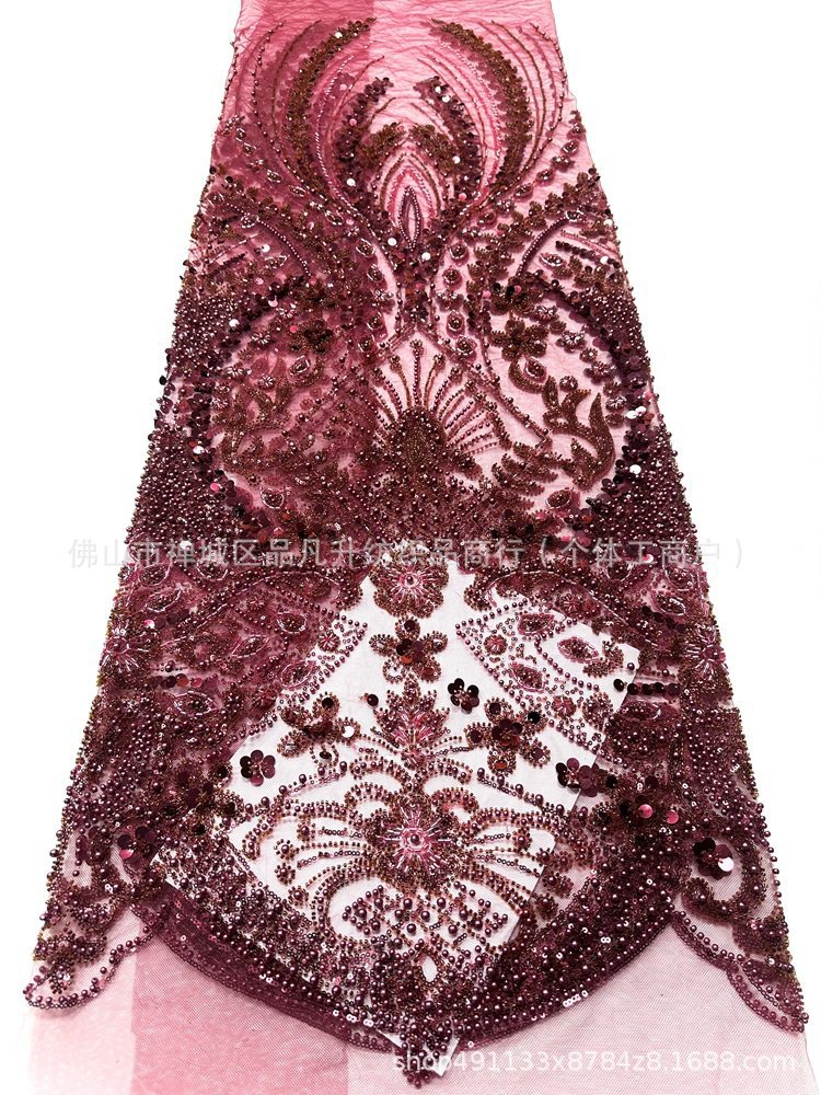 2026 nuevo estilo de lujo ligero vestido de noche de fiesta de alto nivel nicho de la banda de cumpleaños vestido de noche tela de cuentas