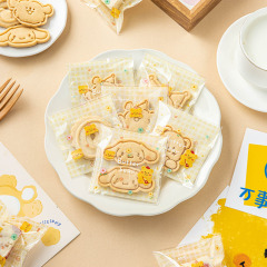 新商品のクッキーは自封袋の雪花ショートニングの透明で厚い密封袋の食品焙煎包装袋です。