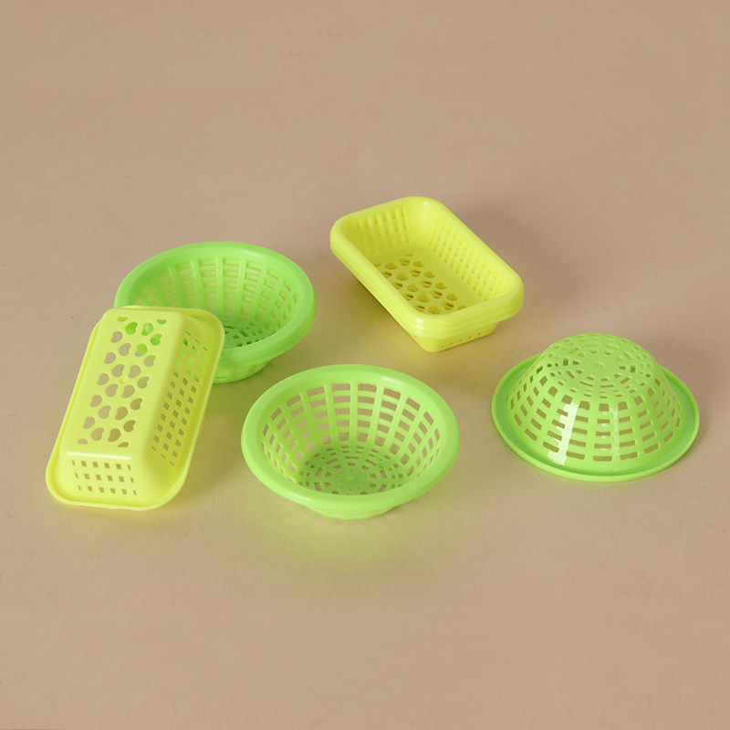 Cesta de Drenaje en Miniatura para Casa de Muñecas de Plástico