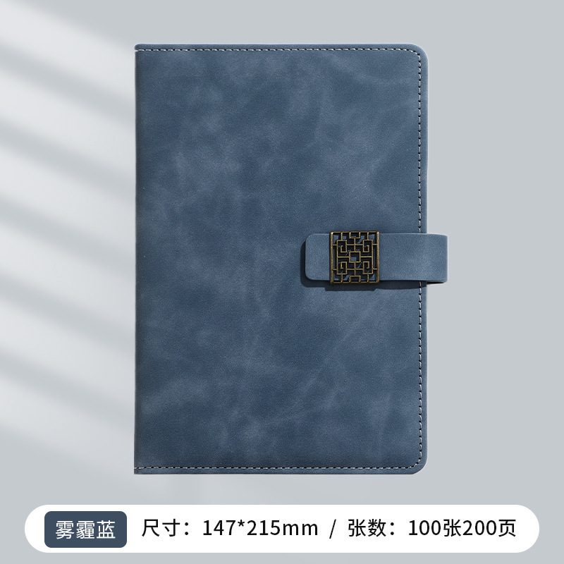 a5 ノートブックビジネス会議バックルメモ帳ギフトボックスセット厚みのあるオフィスノートブックは企業ロゴでカスタマイズできます|undefined