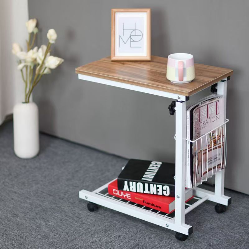 Movable Lift Table Bedside Table Home Laptop Table Dormitory Bedside Desk Side Table Coffee Table Storage Rack