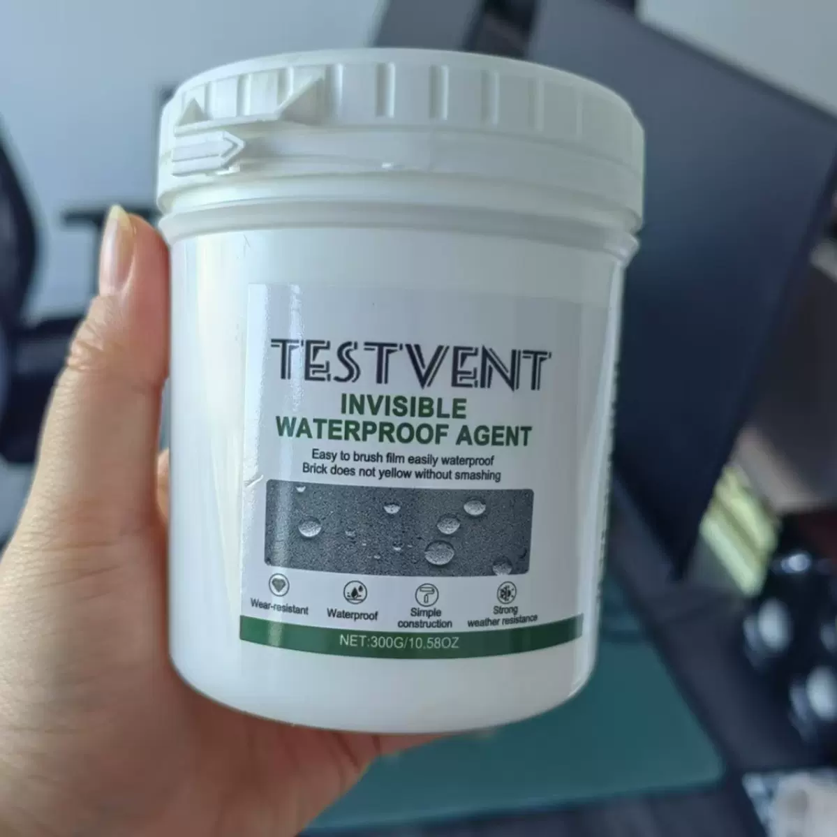 定制透明屋顶防水补漏涂料跨境防水胶免砸砖内外墙卫生间厨房堵漏