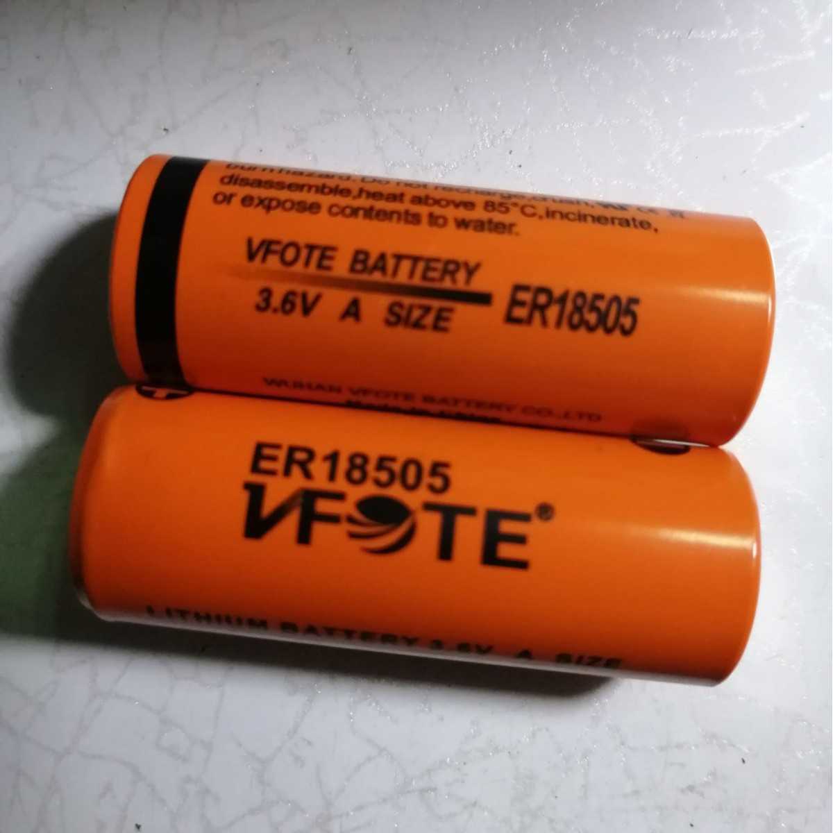 武汉孚特伟业供VFOTE瑞孚特宾馆酒店感应门锁用锂亚电池ER18505