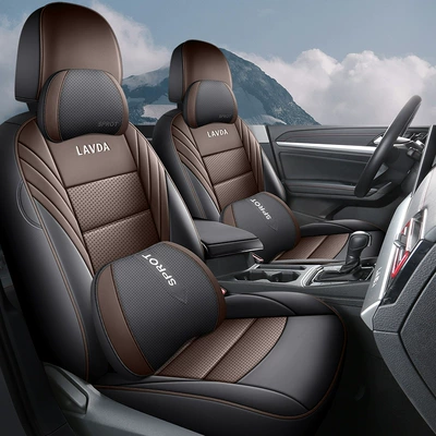Four Seasons Pad – full leather car - black-coffee-color-deluxe-version-ckx-langyi