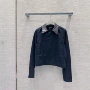 深圳撞色宽松斜边外套
