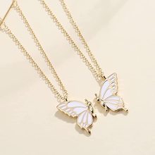 Best Friend Butterfly Necklace for Women Friendship Necklace