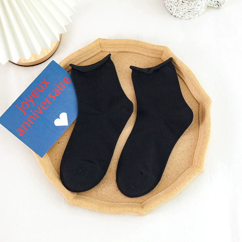 Колготки-носочки, тонкие летние в стиле Lolita, белые, с рисунком, one size (вариант из полиэстера/хлопка и хлопка)