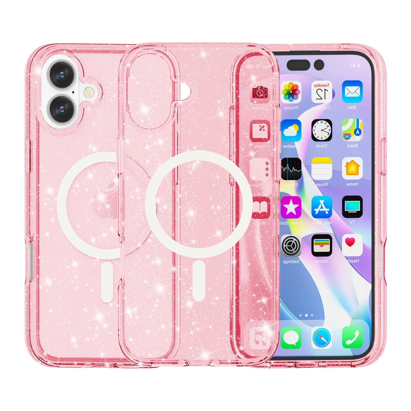 Чехол совместимый с Apple iPhone 16, 16plus, fall protection