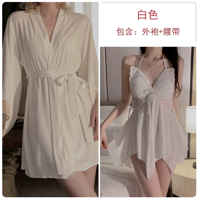 Горм Sexy underwear, бархатные бюстгальтеры, пижама, набор, V-образный вырез