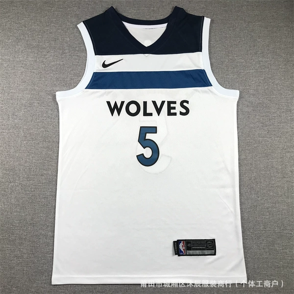 Timberwolves 5 white