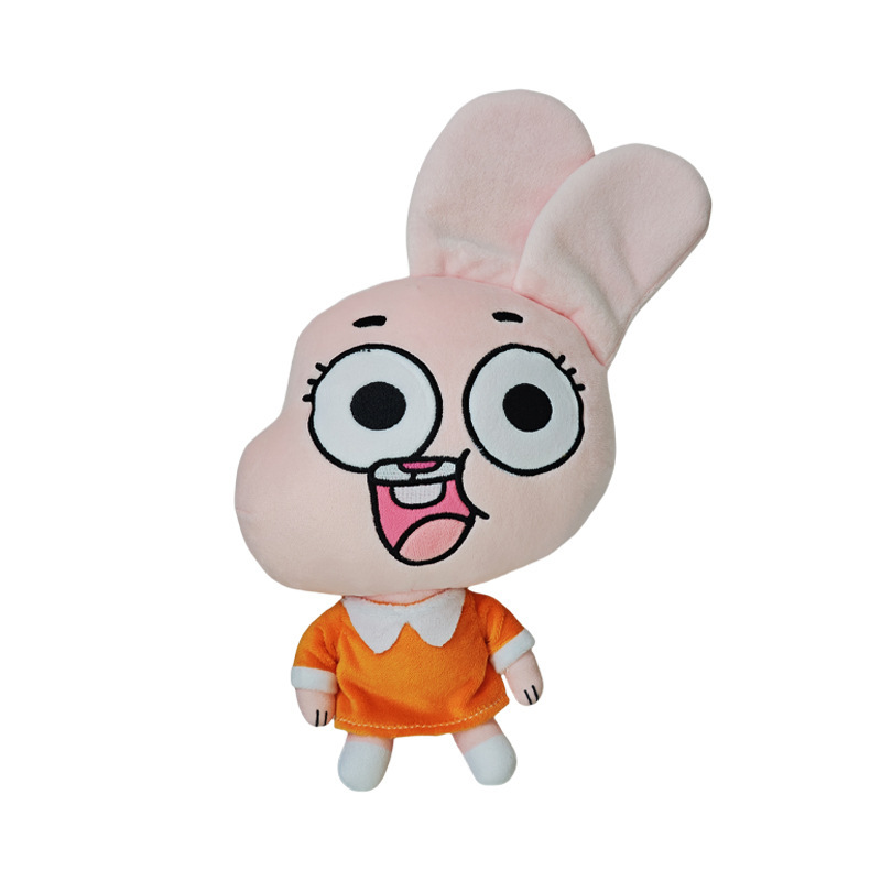 跨境新World of Gumball阿甘的奇妙世界动漫周边公仔阿甘毛绒玩具|undefined