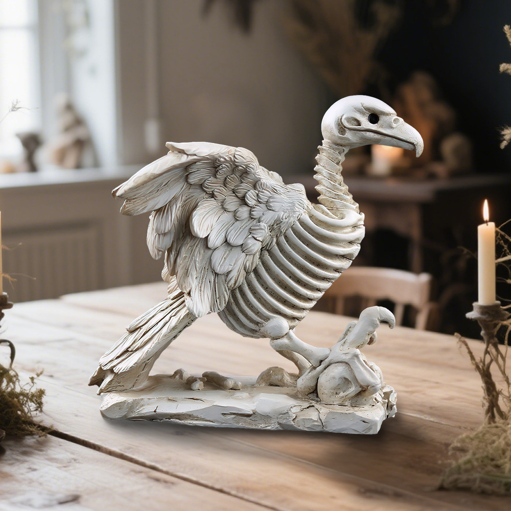  Exclusive for Skeleton Vulture Sea Eagle Sculpture Ornaments Home Festival Atmosphere Animal Specimen Collection Decoration