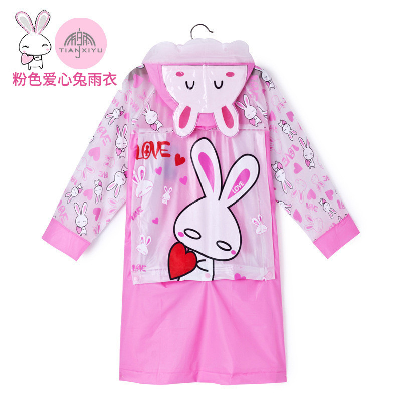 New day evening rain cartoon color matching raincoat new children Multi-style conjoined raincoat wholesale poncho