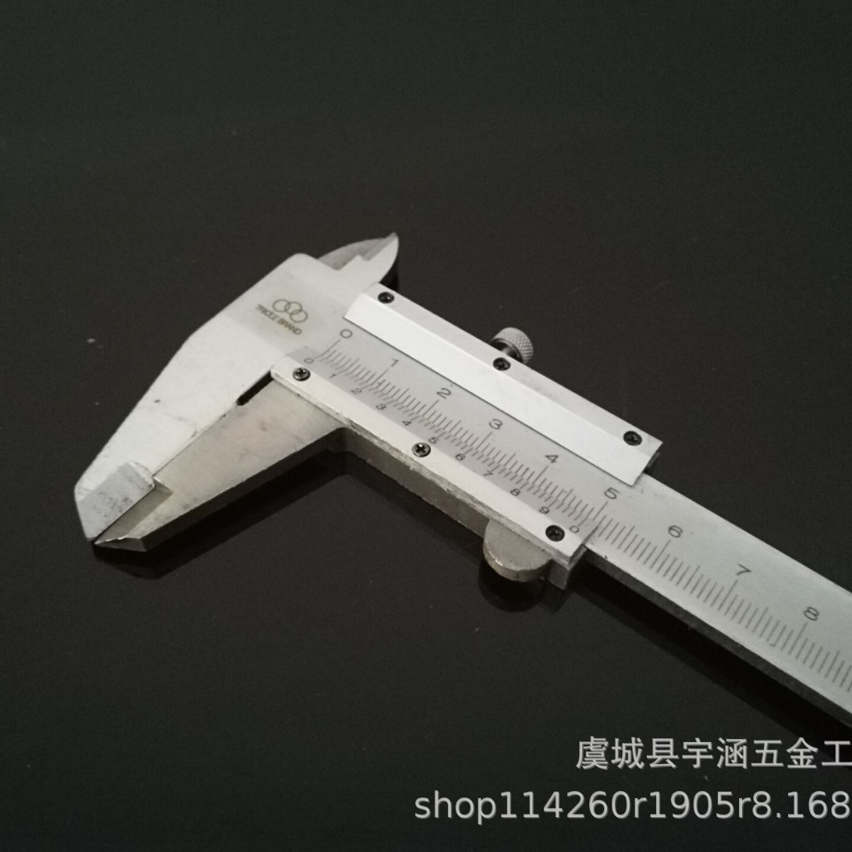 厂家批发游标卡尺不锈钢油标卡尺工业级尺子内径外径深度0-150MM