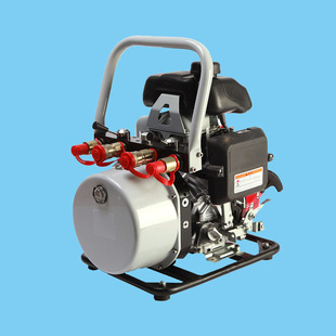 Gasoline tank volume 1.2L motor pump mobile single-pipe double-output high-pressure pump fire-fighting demolition hydraulic pump