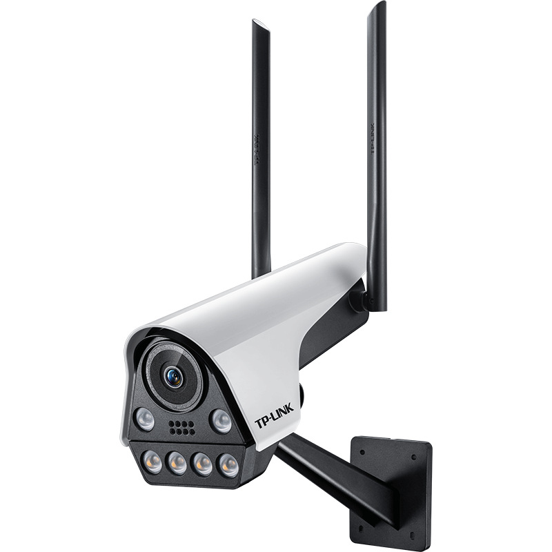 TP-LINK 室外300万高清筒型无线网络摄像头夜视全彩家用安