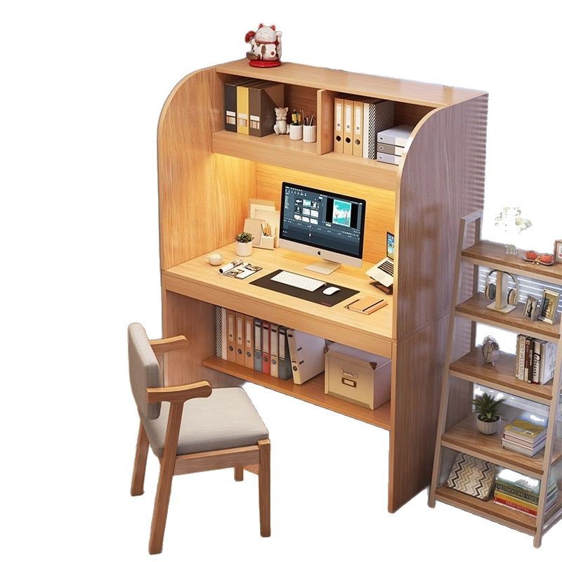 Escritorio, dormitorio, escritorio de autoaprendizaje, escuela primaria, escuela secundaria, estantería, mesa y silla integradas, partición combinada, mesa de estudio inmersiva