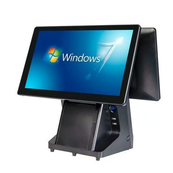 商意来F8黑色收银机一体机点餐机单双屏POS外壳套件外贸批发