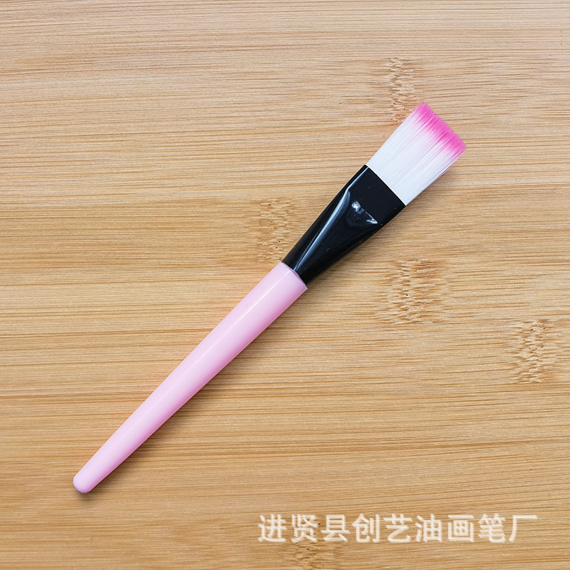 メーカー直販 白柄ピンク柄 柔らかい毛 フェイスマスクブラシ ナイロン毛 美容ブラシ 化粧ブラシ 洗顔ブラシ 化粧道具ブラシ|undefined
