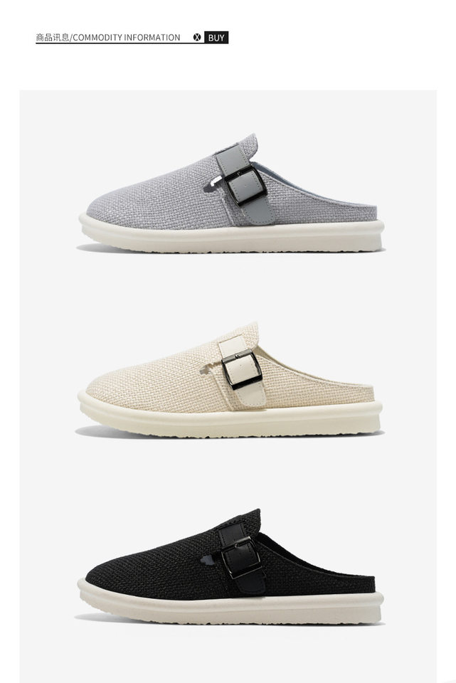 Dép sandal nam nửa gót không quai hậu, thoáng khí mùa hè, đế bằng nhẹ, size lớn 39–47 — BK 502m màu, BK 503m màu, BK 505m màu nâu, BK501 kaki chi tiết 25