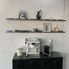 中古不锈钢一字隔板洗漱台墙上置物架客厅墙面展示架多功能壁挂式