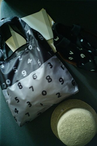 Japanese shopping bag Oxford cloth cartoon large capacity foldable grocery bag SOU digital leisure storage bag environmentally friendly