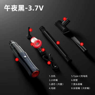 Portable Small Mini, Tozsoranlar - midnight-black-rechargeable-version-37v