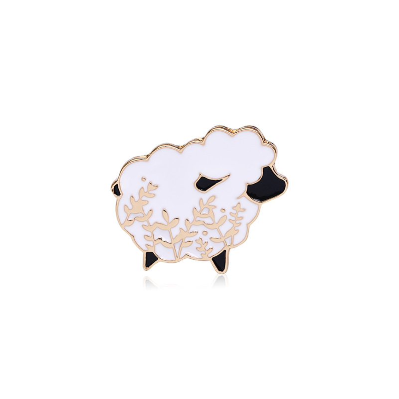 Broche en alliage transfrontalière, série animaux, chat mignon de dessin animé, badge en métal, accessoire de mode anime_voghion.com