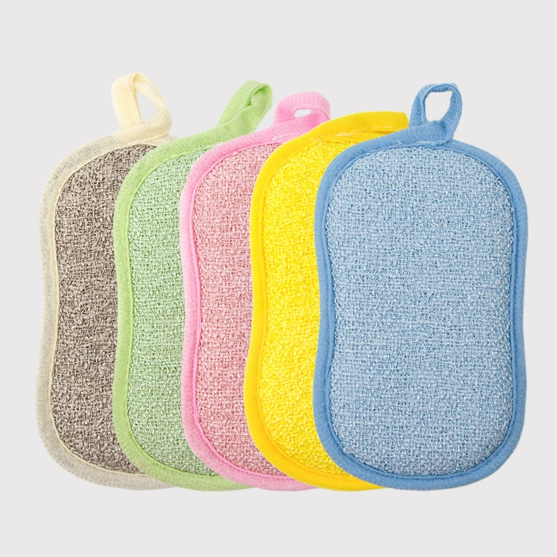 Double-sided universal bath sponge for home use, increased thickness, water absorbent